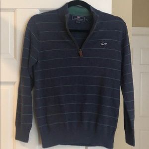 Vineyard vines boys L (16-18) sweater 1/4 zip